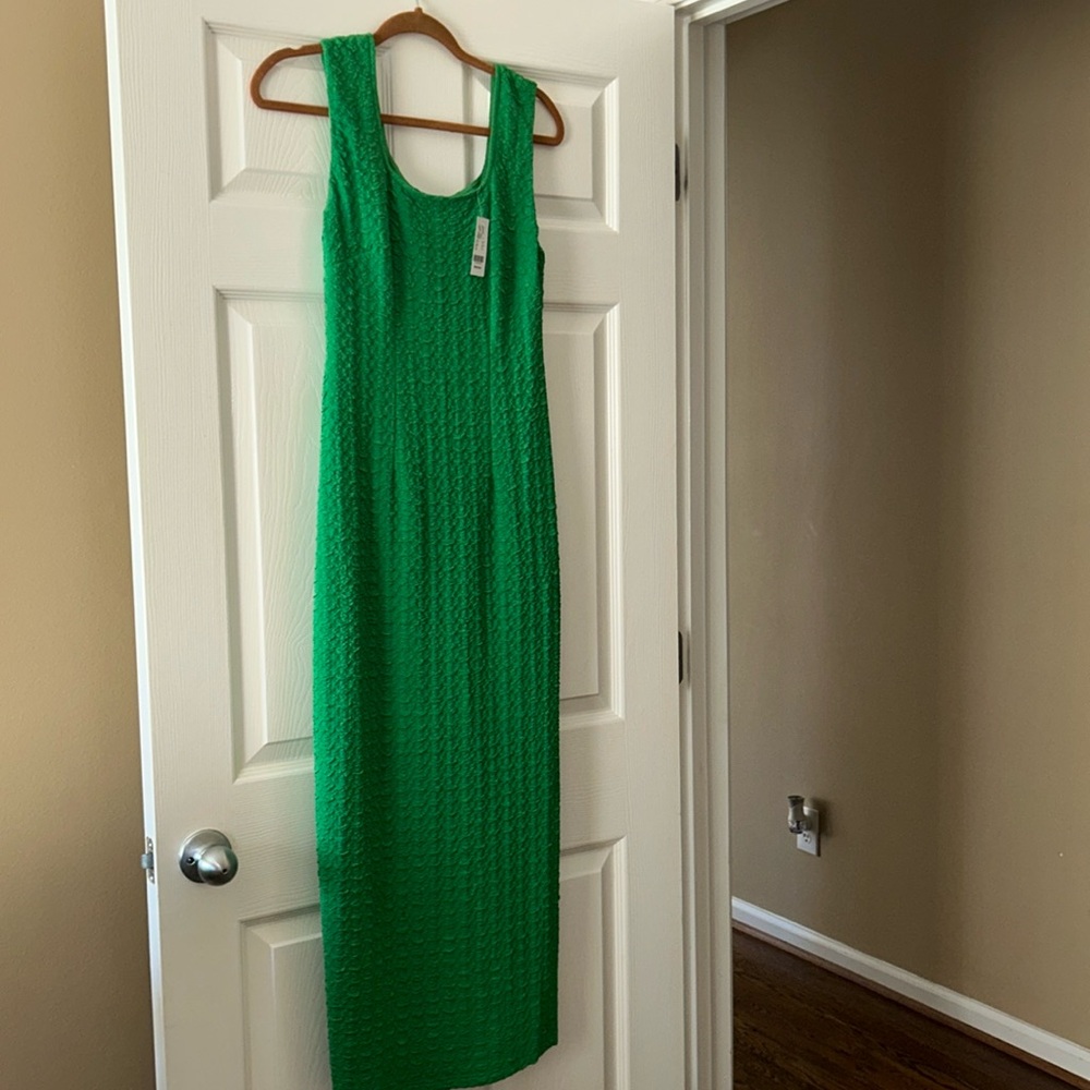 New York & Company Beautiful Green Maxi Dress. Brand New